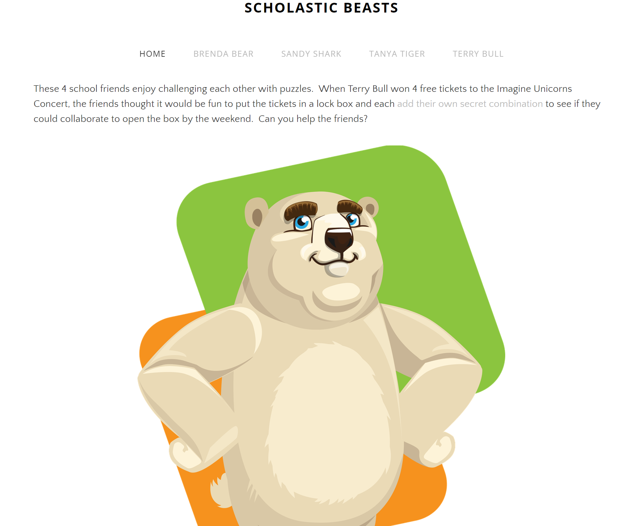 Scholastic Beasts Engage Their Minds